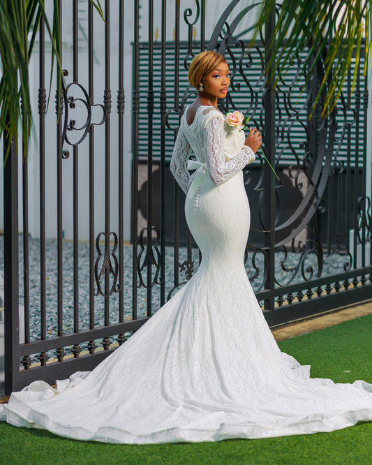 2in1 Mermaid Wedding Gown Sudan