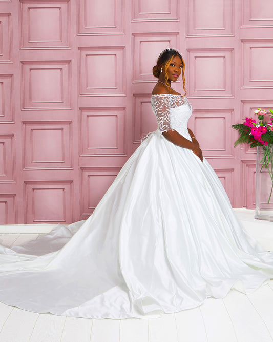 2in1 Wedding Ball Gown Kigali