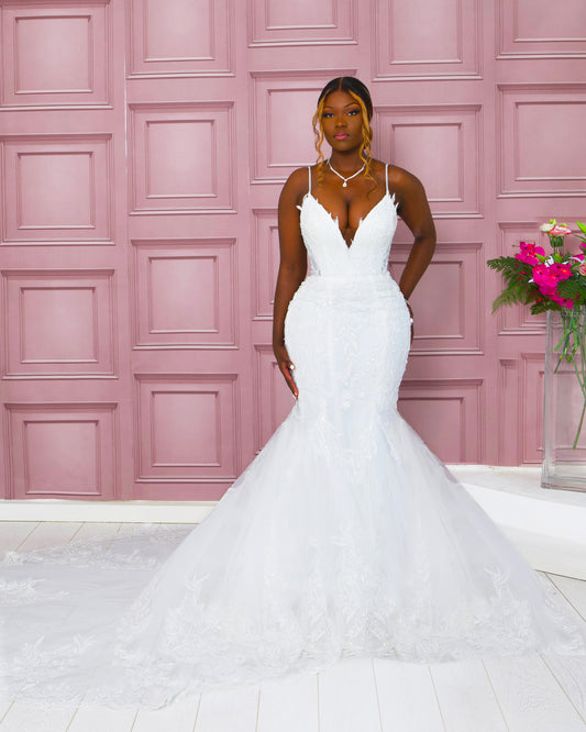 Mermaid Wedding Gown Cameroon