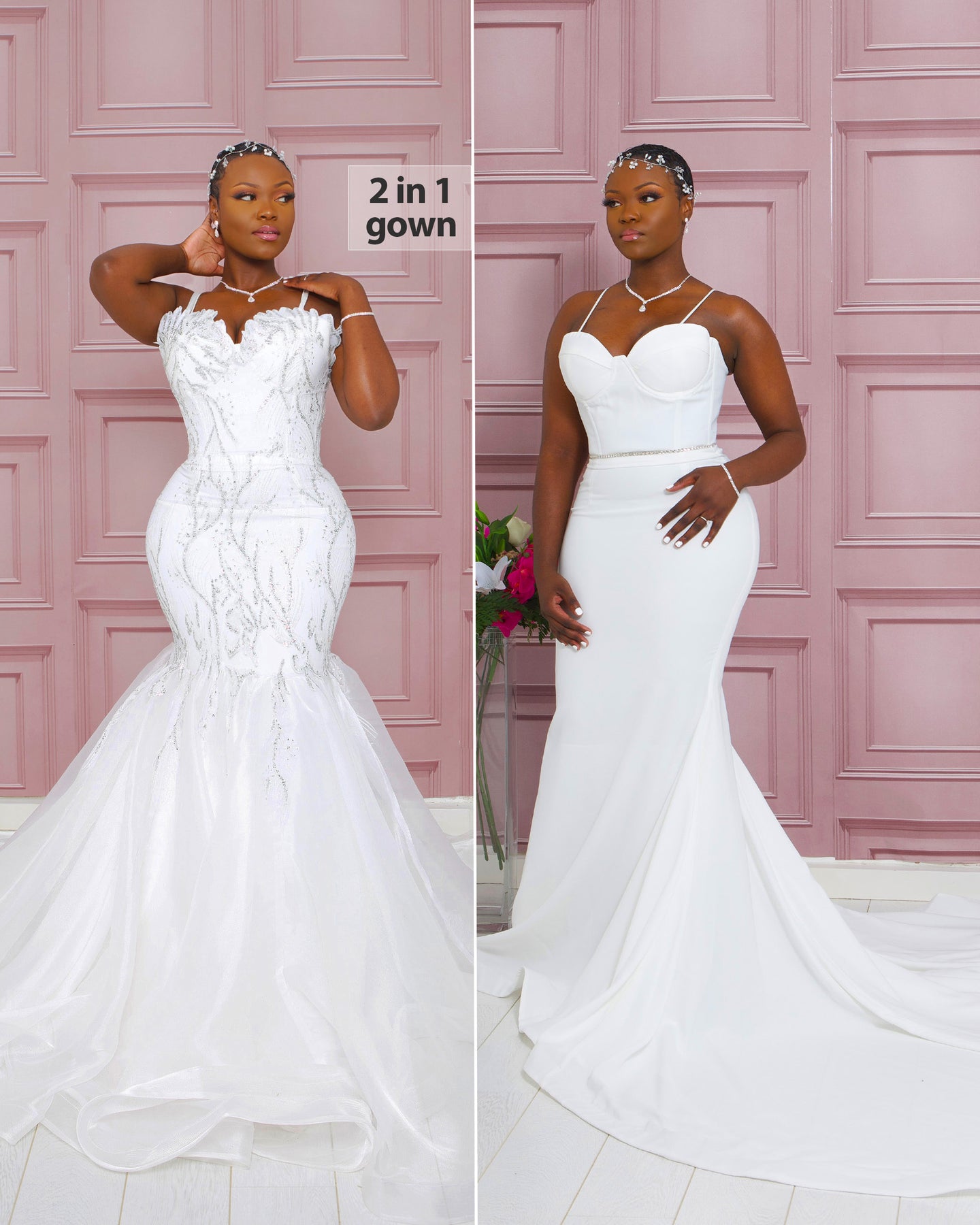 2in1 Mermaid Wedding Gown Pretoria