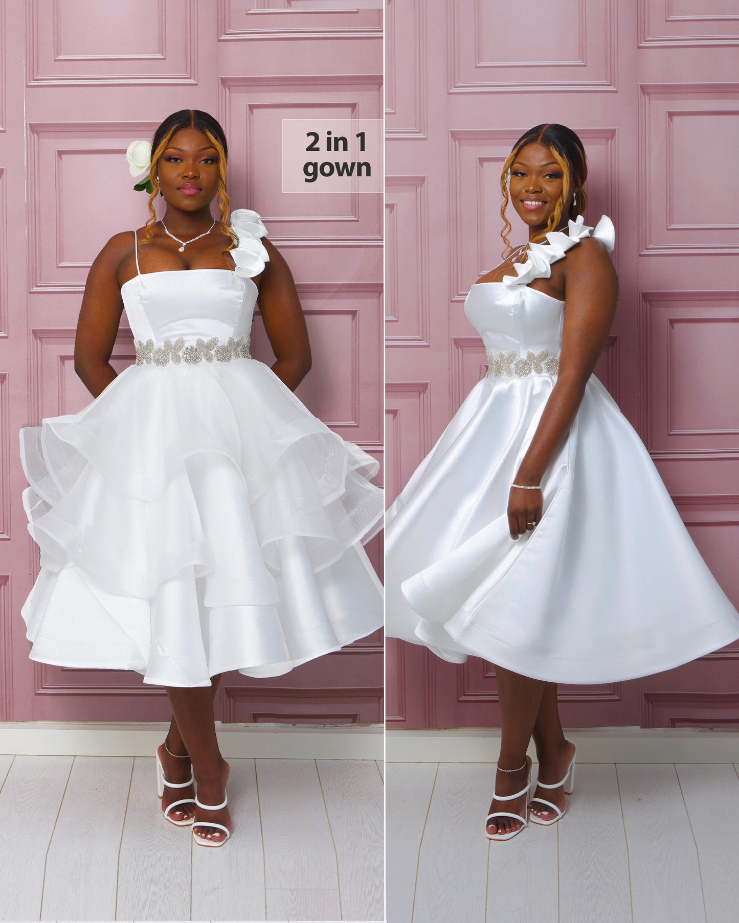 2in 1 Wedding Dress Luanda