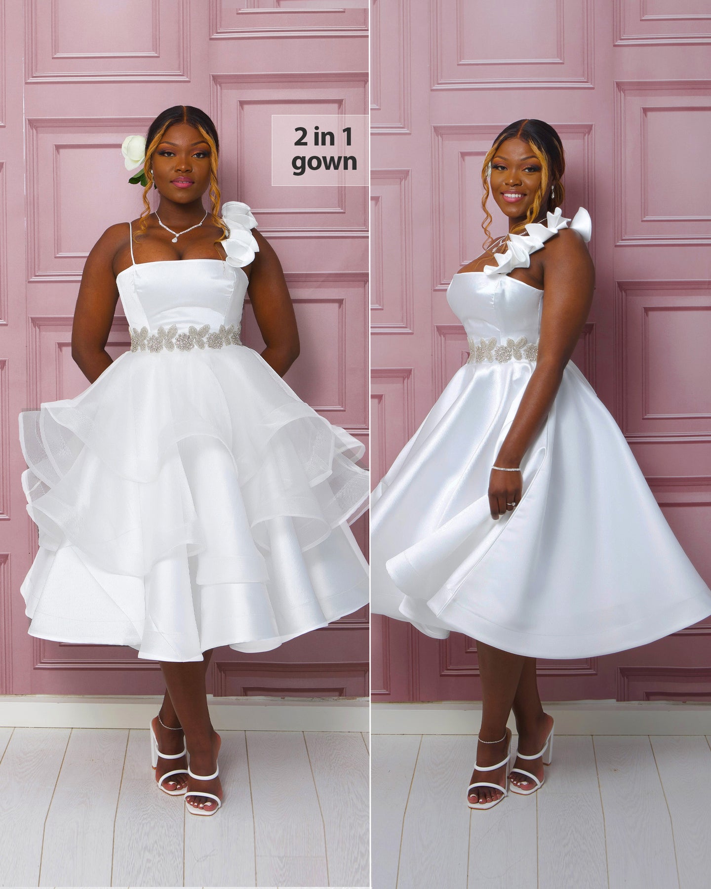 2in 1 Wedding Dress Luanda
