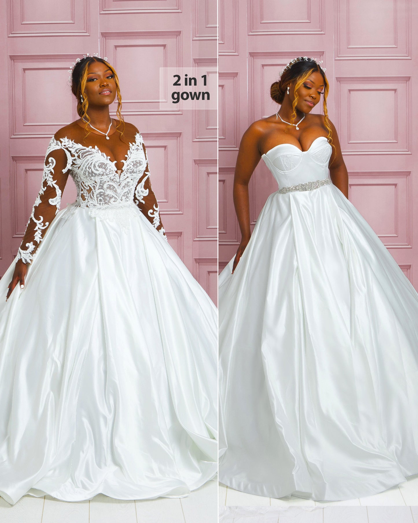 2in1 Wedding Ball Gown Gaborone