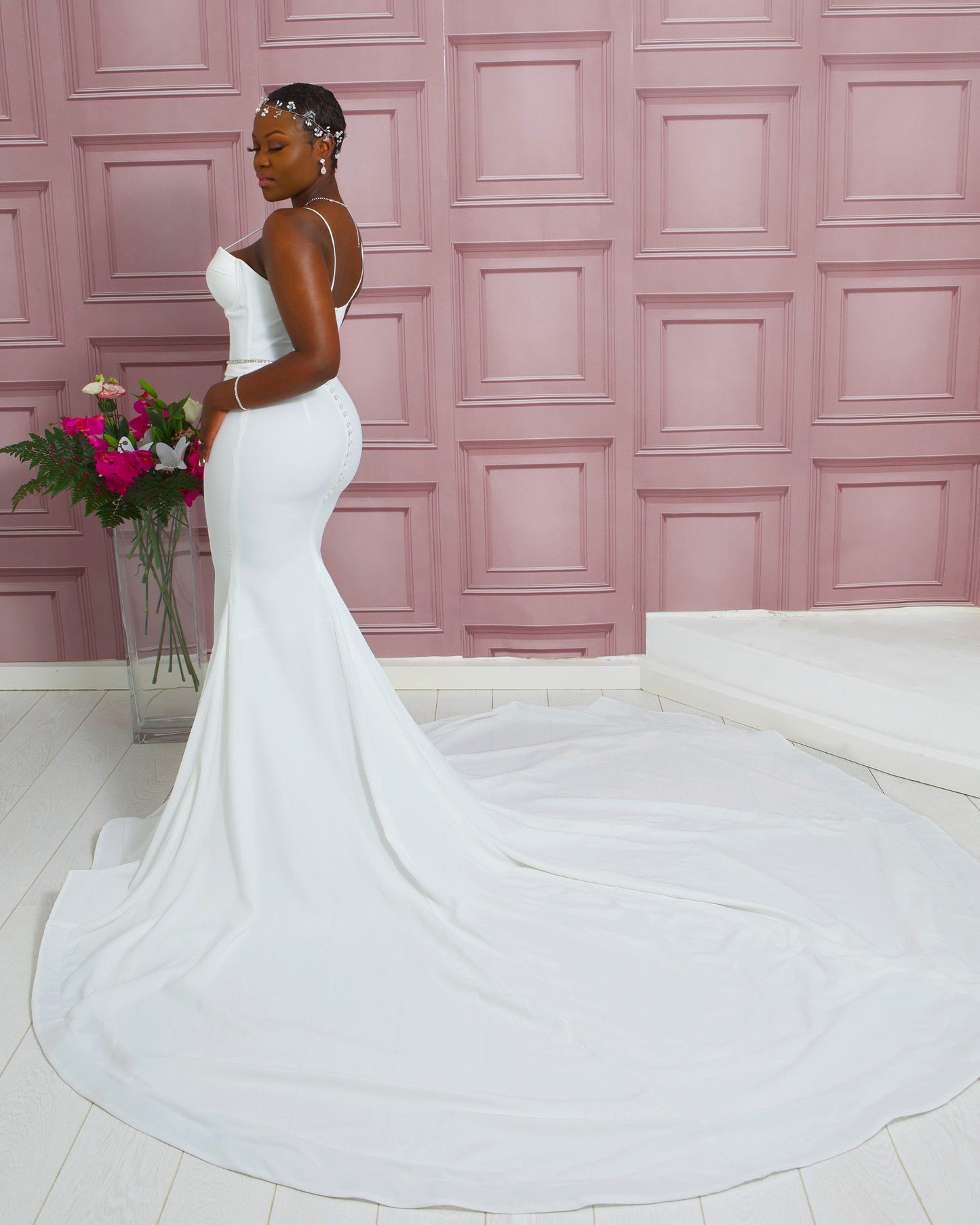 2in1 Mermaid Wedding Gown Sudan