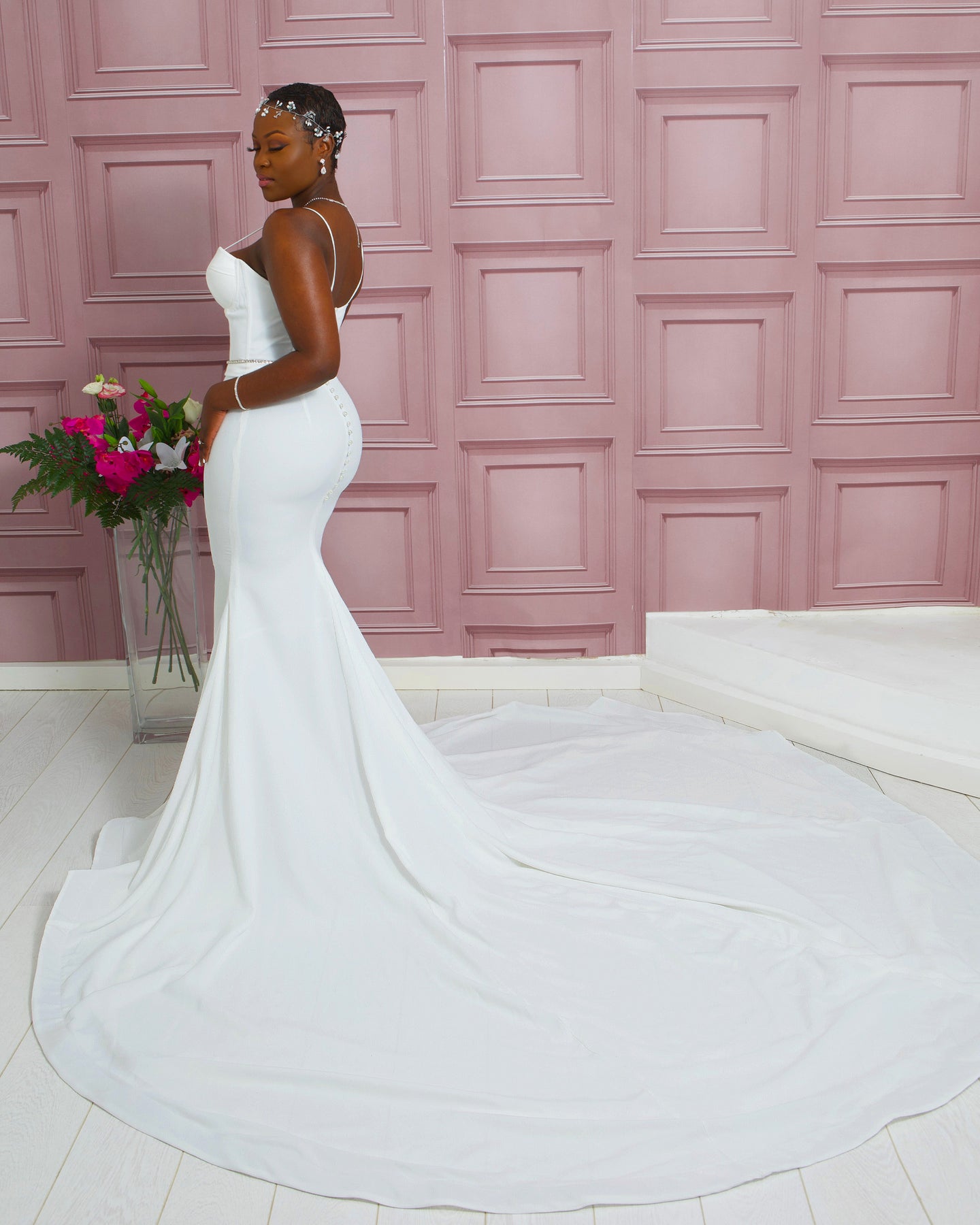 2in1 Mermaid Wedding Gown Sudan
