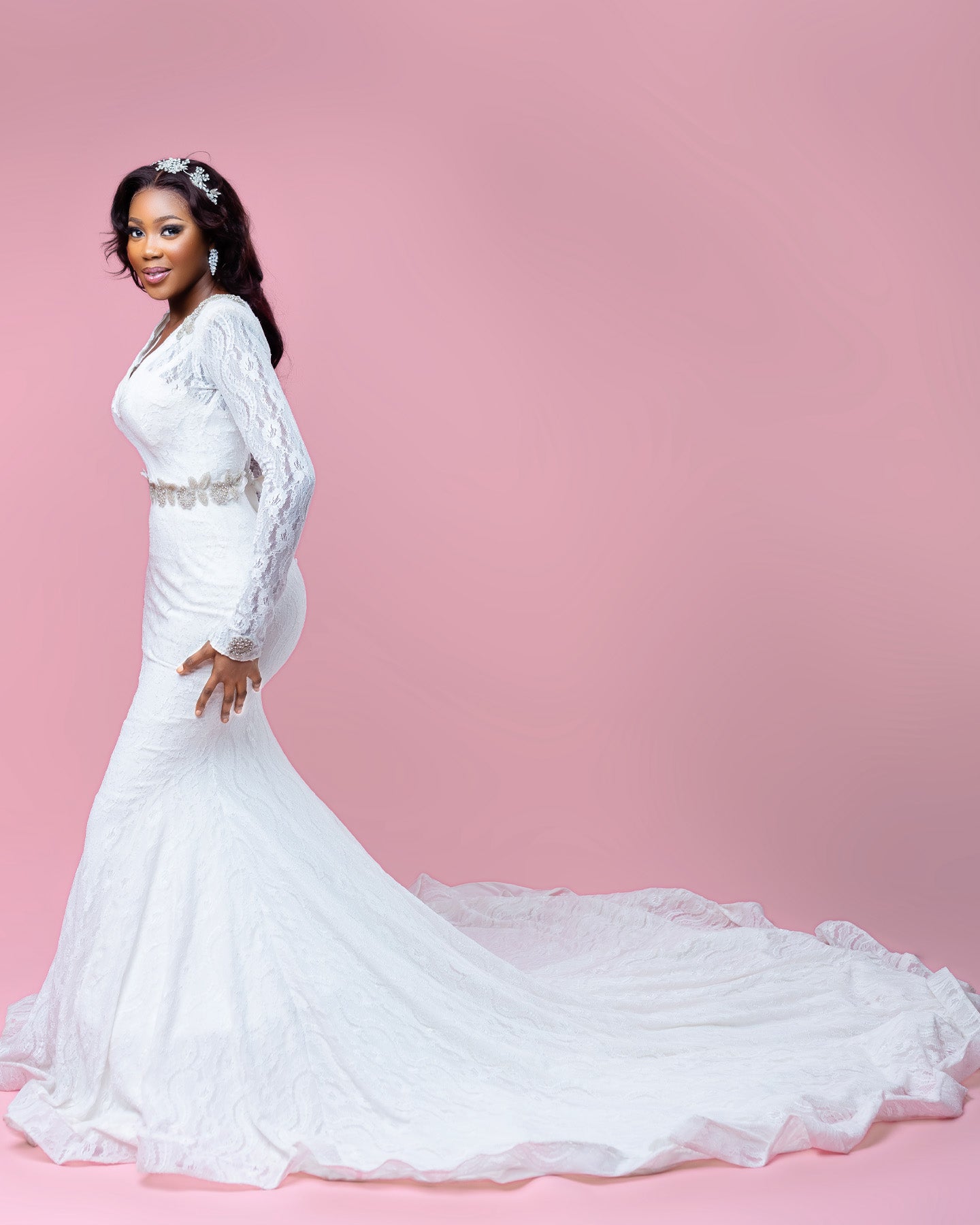 2in1 Mermaid Wedding Gown Sudan